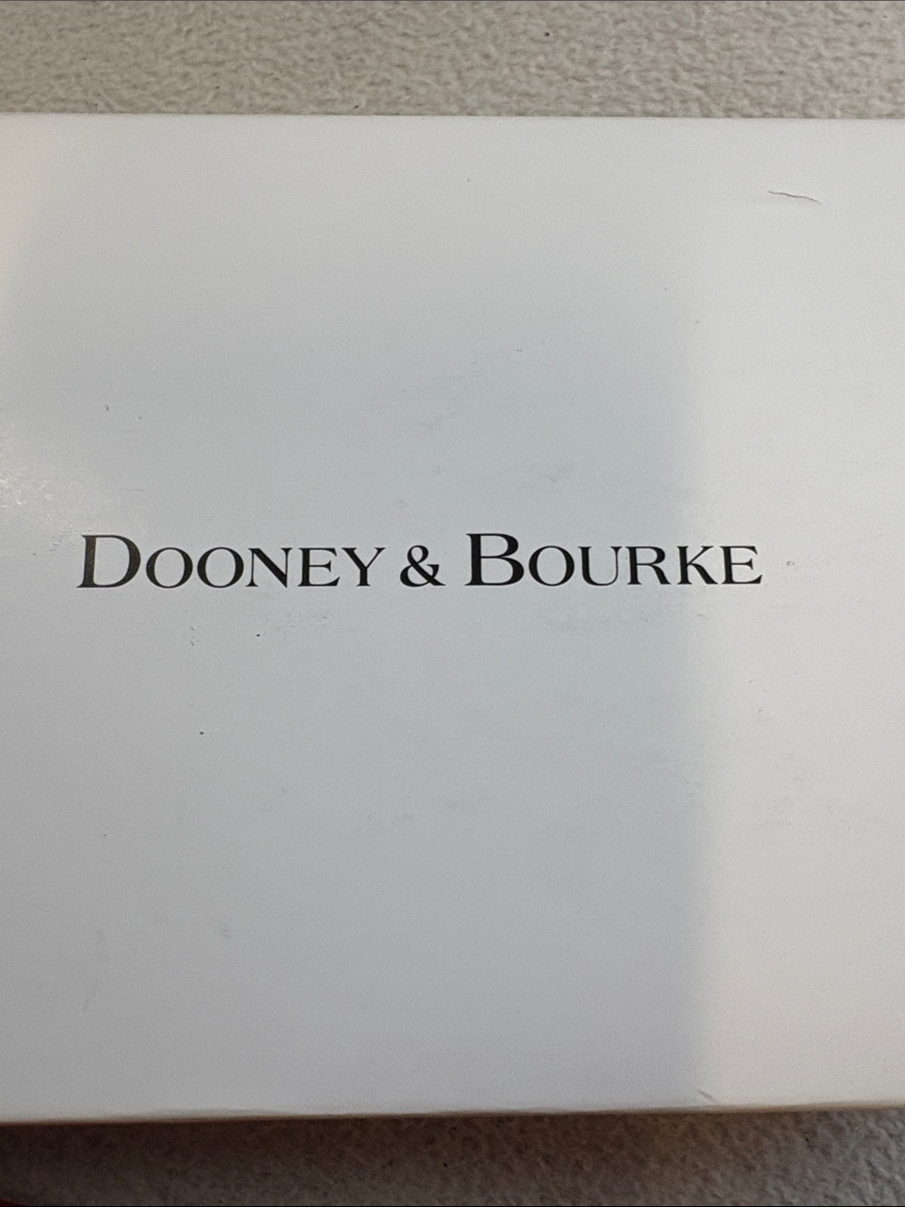 Dooney & Bourke Red Leather Clutch Wallet with Logo Plaque - Picture 2 of 9
